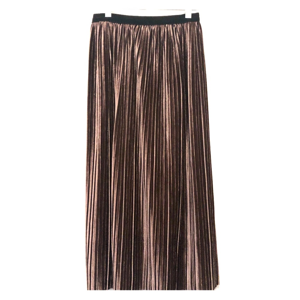 Plum Velvet Midi/Maxi Skirt